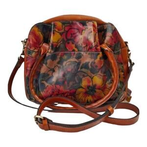 Patricia Nash Flora Leather Ashford Satchel Handbag NEW Summer‎ Drawing